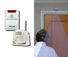 Wireless Door Motion Sensor With Paging Alarm (Can be up to 300' apart)