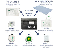 Portable Wireless Pager with Wireless Components (Choose your own package)